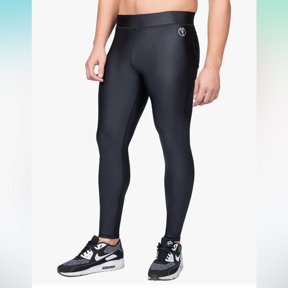 Kapow Meggings Supreme Range Deluxe Sport Wear Compression Leggings Men’s L L33 - Picture 1 of 11